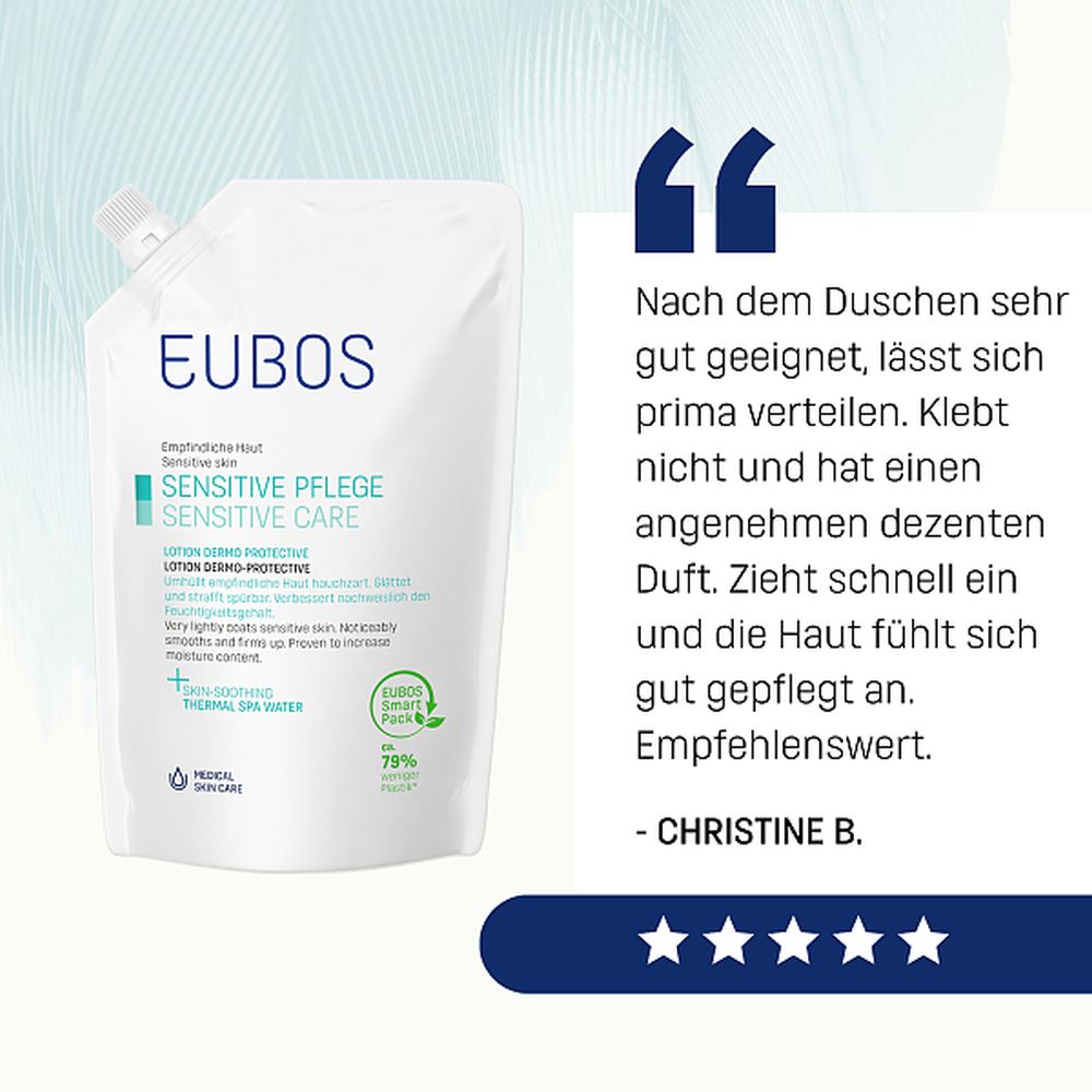 EUBOS SENSITIVE LOTION DERMO-PROTECTIV Nachfüllbeutel 400 ml Lotion
