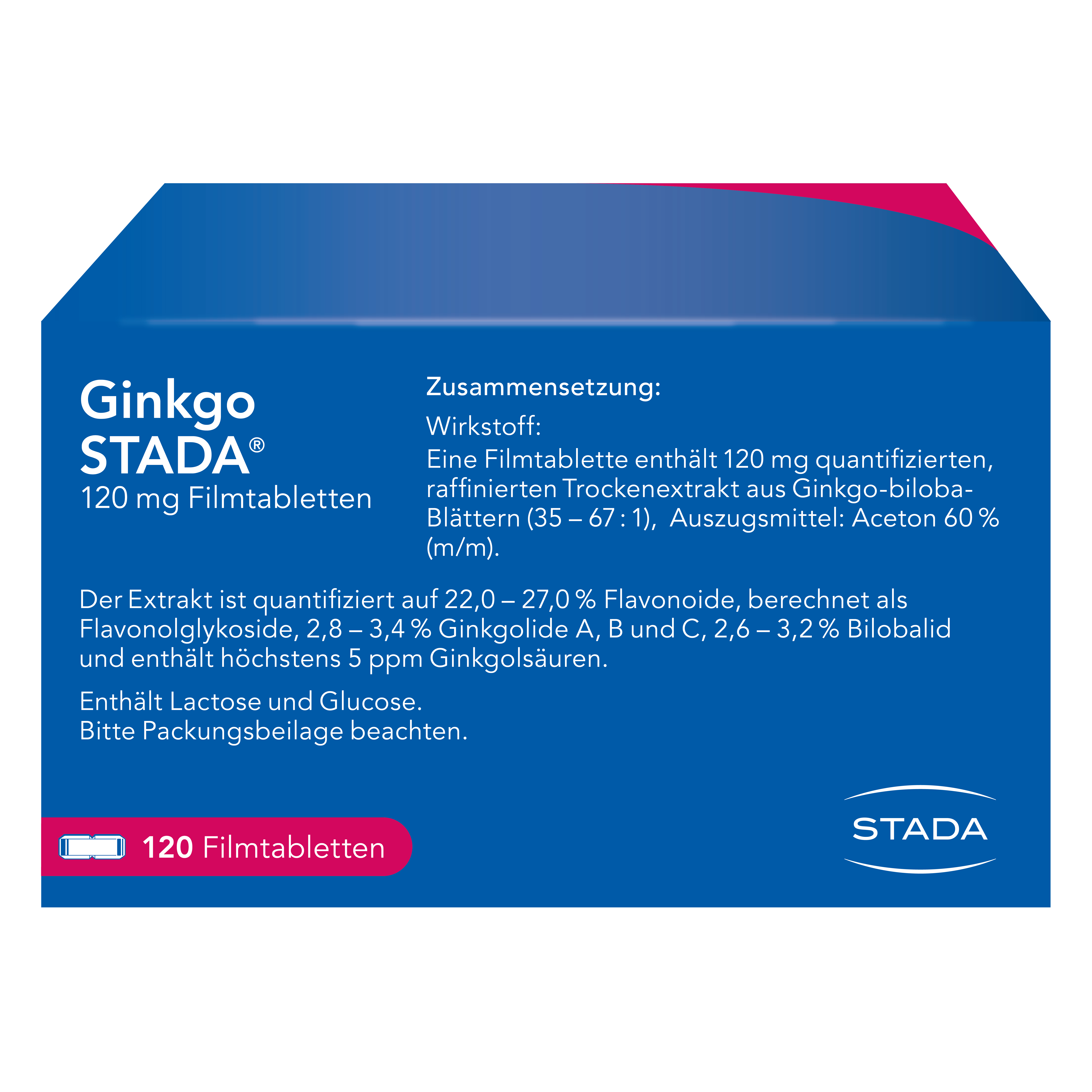 Ginkgo STADA 120 mg 120 St Filmtabletten