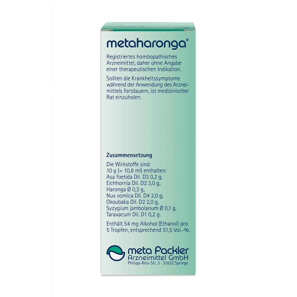 METAHARONGA Tropfen zum Einnehmen 100 ml Mischung