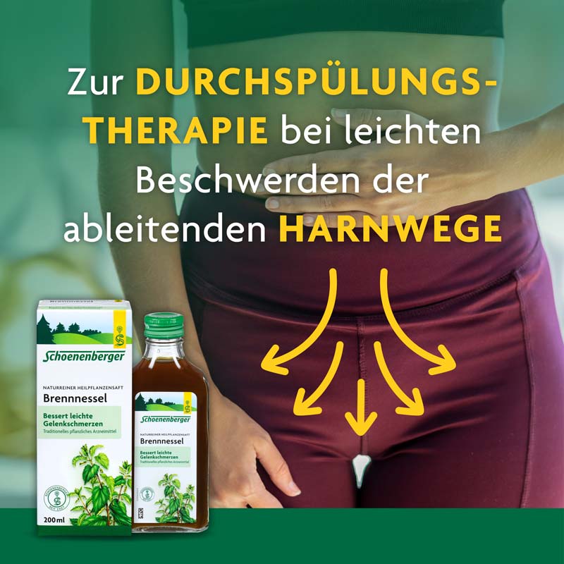 Schoenenberger Naturreiner Heilpflanzensaft Brennnessel 200 ml Saft