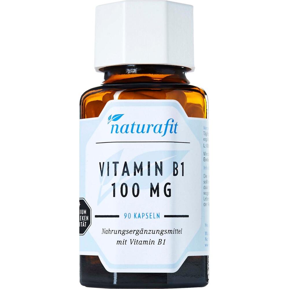 naturafit VITAMIN B1 100 MG 90 St Kapseln