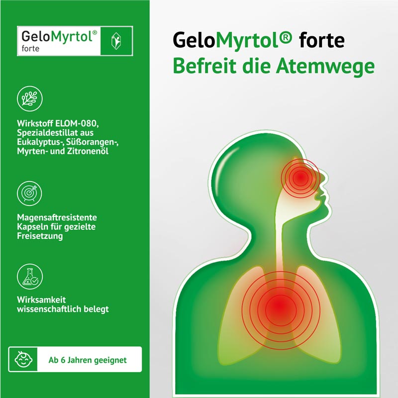 GeloMyrtol forte  100 St Magensaftresistente Weichkapseln