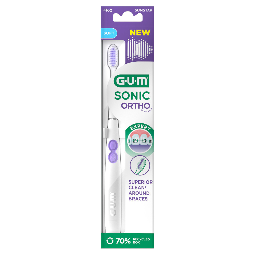 GUM SONIC ORTHO Schallzahnbürste 1 St Zahnbürste