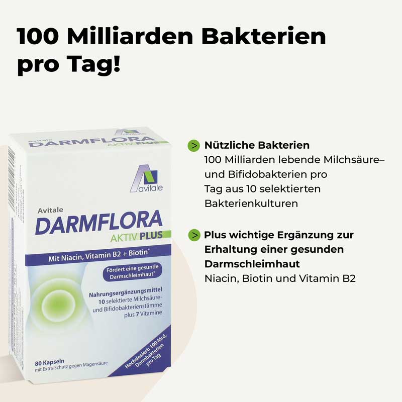 Avitale DARMFLORA AKTIV PLUS  80 St Kapseln