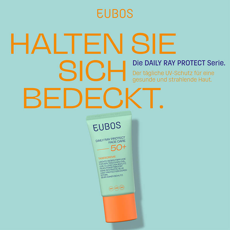 EUBOS DAILY RAY PROTECT FACE CARE 50+ TAGESCREME 50 ml Tagescreme
