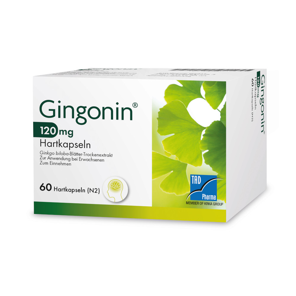 Gingonin 120mg 60 St Hartkapseln