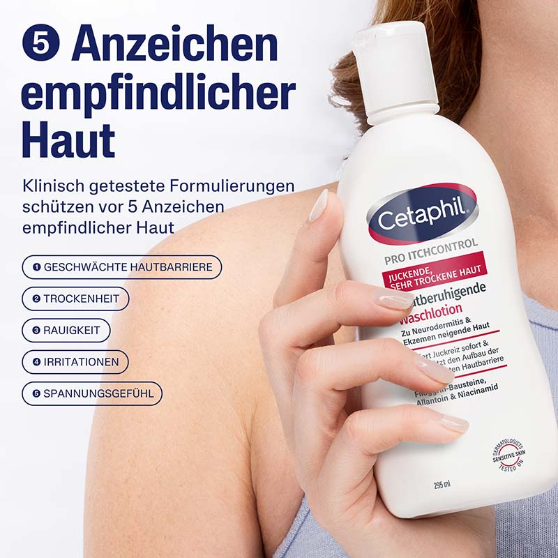Cetaphil PRO ITCHCONTROL Hautberuhigende Waschlotion 295 ml Lotion