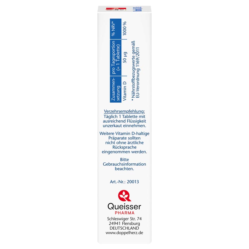 Doppelherz aktiv Vitamin D3 2000 I.E. 50 St Tabletten