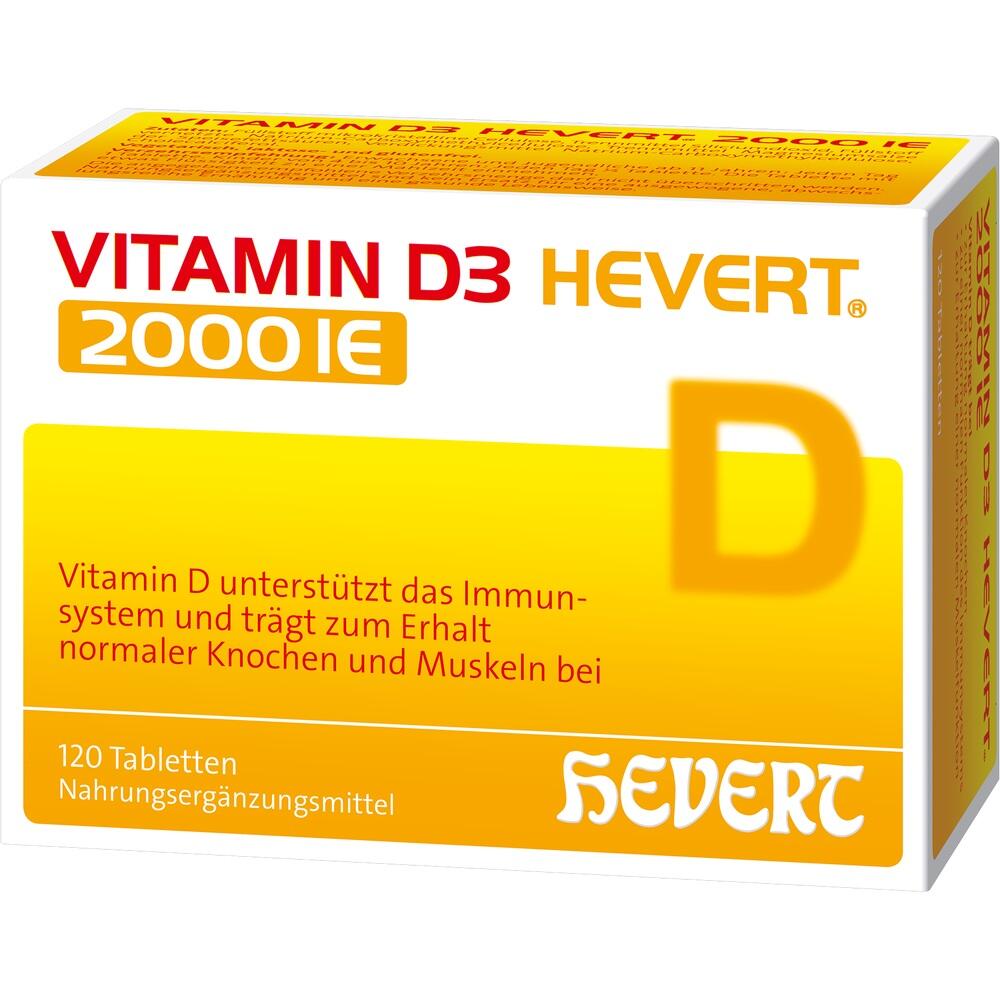 VITAMIN D3 HEVERT 2.000 I.E.  120 St Tabletten