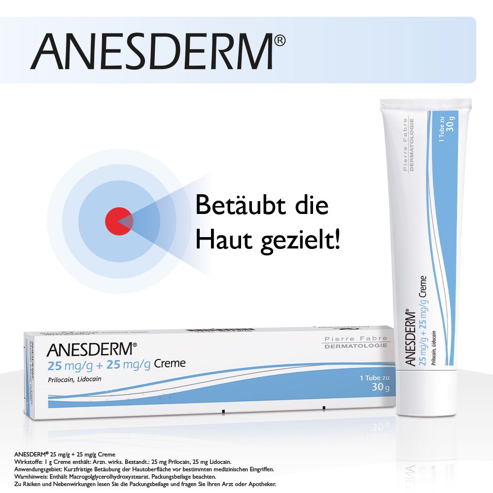 AVÈNE ANESDERM Betäubungscreme 30 g Creme