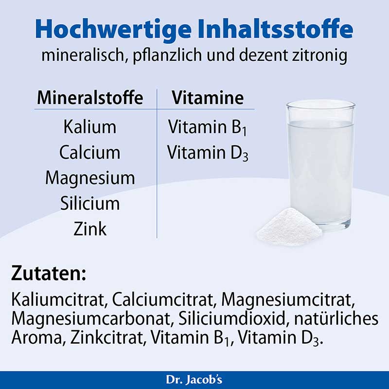 Dr. Jacob's Basenpulver Original Basen-Citrat-Mineralstoffe