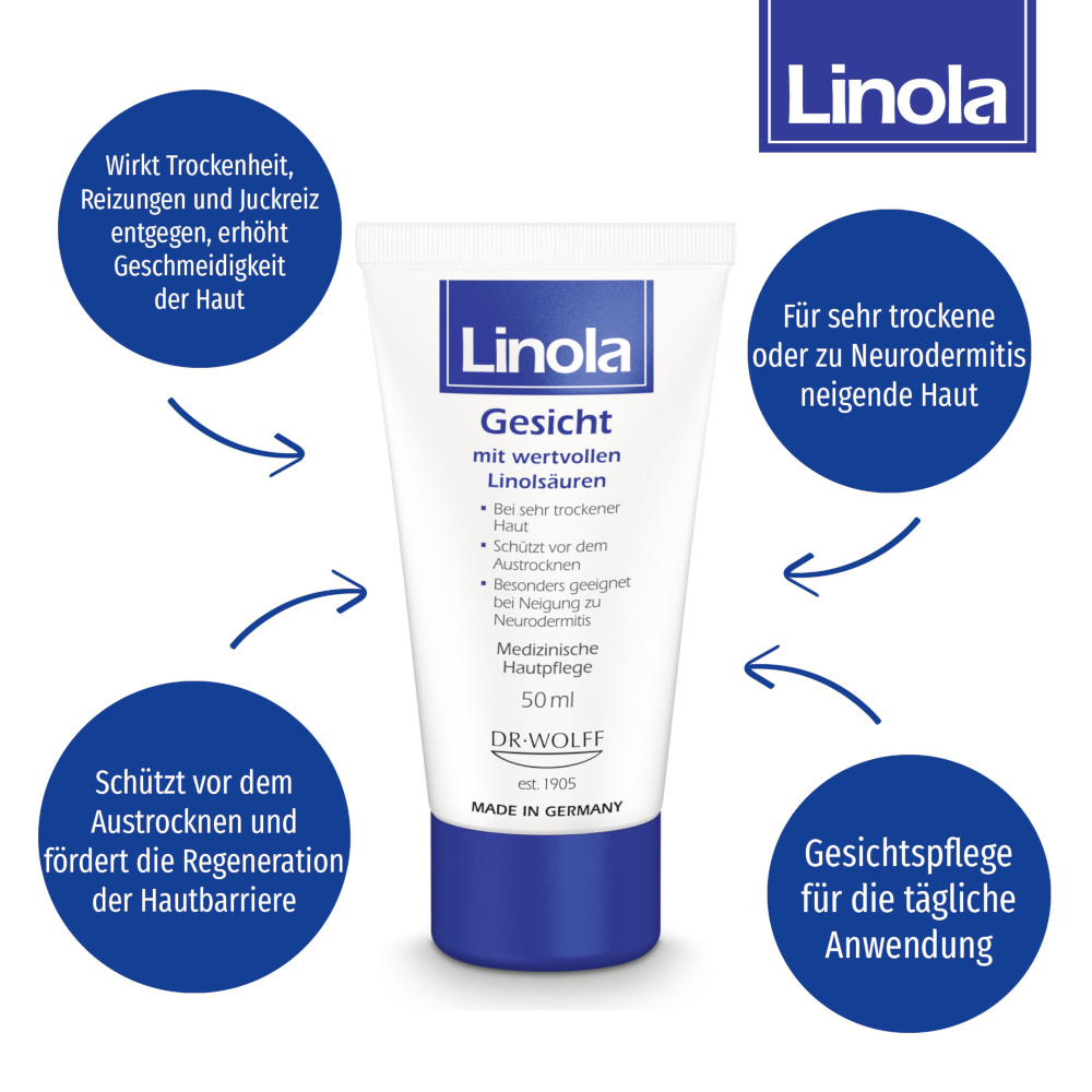 Linola Gesichtscreme 50 ml Creme