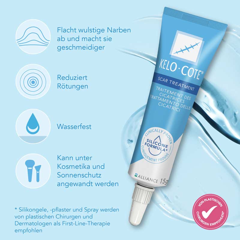 KELO-COTE Silikon Gel zur Behandlung von Narben 15 g Gel