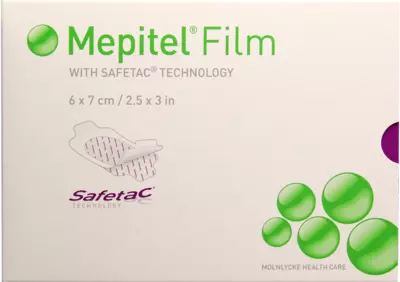 MEPITEL Film Folienverband 6x7 cm 10 St Verband