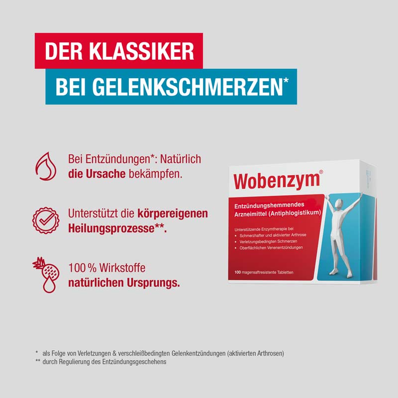 Wobenzym 100 St Tabletten magensaftresistent