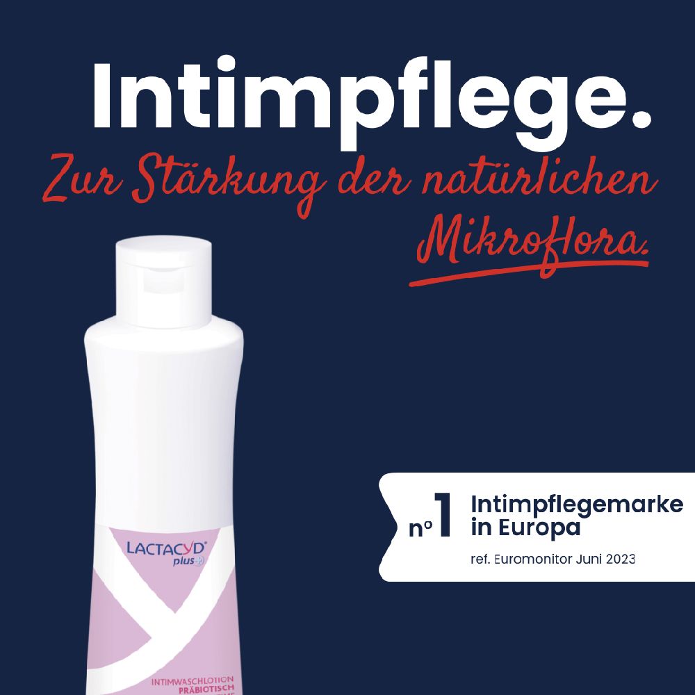 LACTACYD plus+ INTIMWASCHLOTION PRÄBIOTISCH 250 ml Lotion