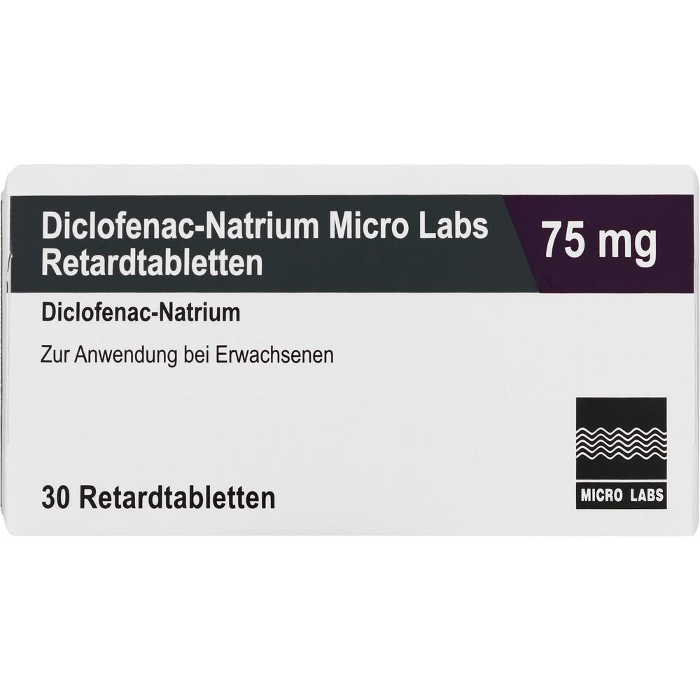 Diclofenac Natrium Micro Labs 75 mg 30 St Retard-Tabletten