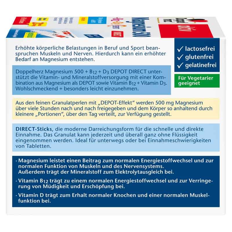 Doppelherz aktiv Magnesium 500 60 St Pellets