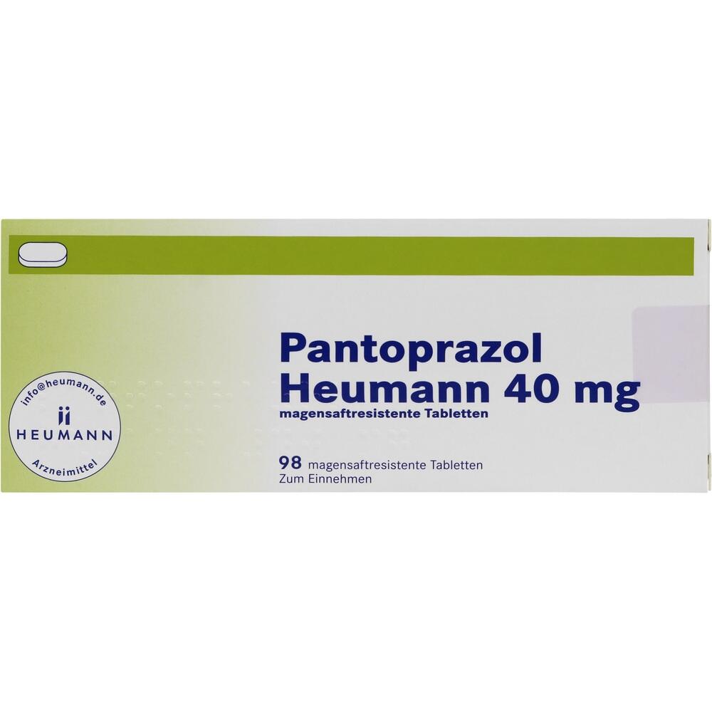 Pantoprazol Heumann 40mg 98 St Tabletten magensaftresistent