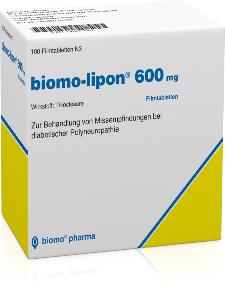 Biomo-lipon 600mg 100 St Filmtabletten