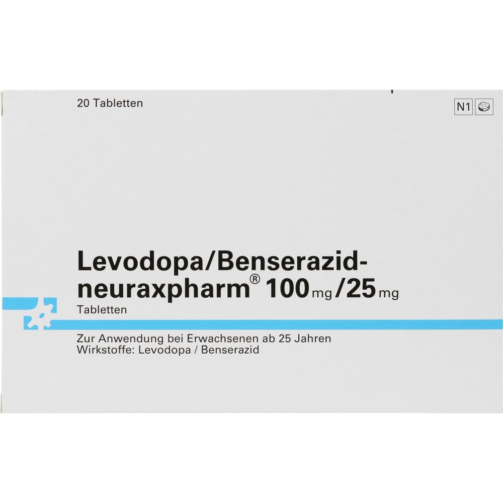 Levodopa/Benserazid-neuraxpharm 100mg/25mg 20 St Tabletten