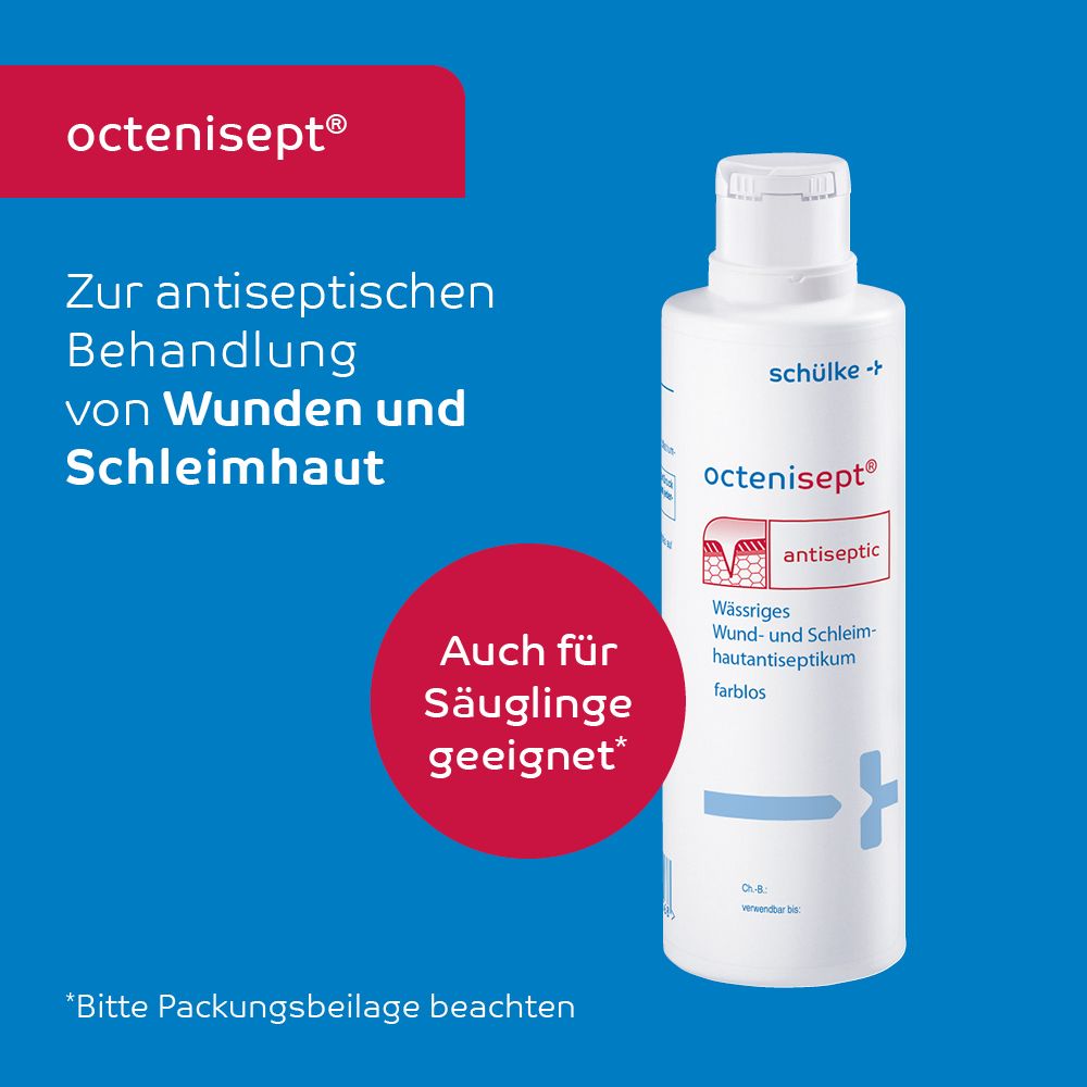 octenisept antiseptic Wund- und Schleimhautantiseptikum  farblos 250 ml Lösung