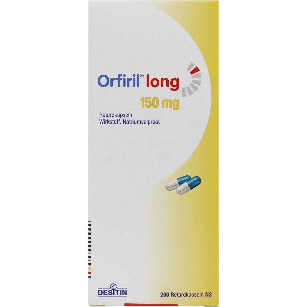 Orfiril long 150mg 200 St Retard-Kapseln