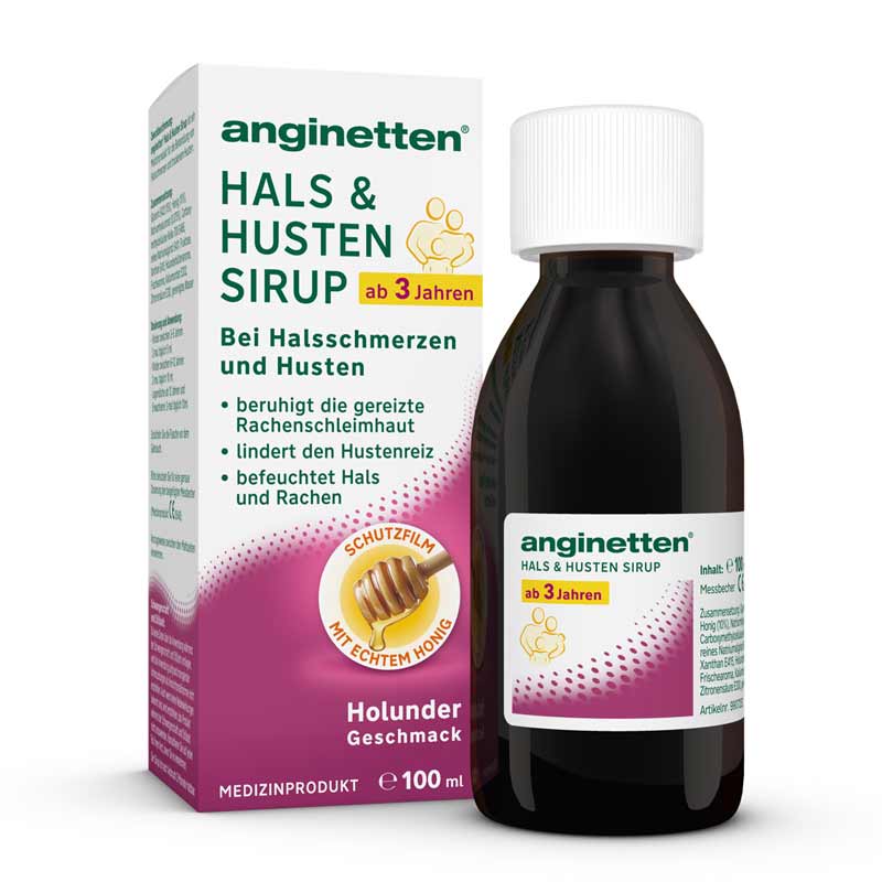 anginetten Hals & Husten Sirup 100 ml Sirup