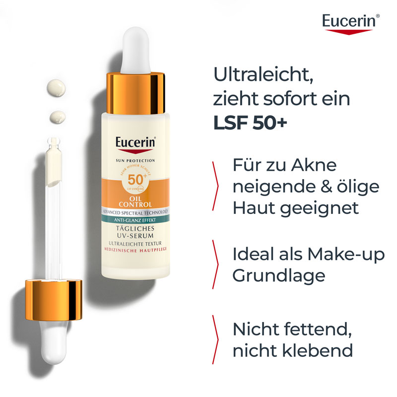 Eucerin SUN PROTECTION OIL CONTROL LSF50+  30 ml Konzentrat