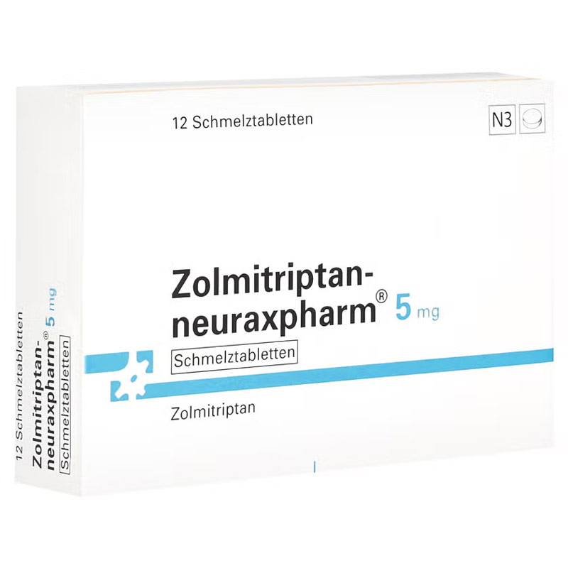 Zolmitriptan-neuraxpharm 5 mg 12 St Schmelztabletten