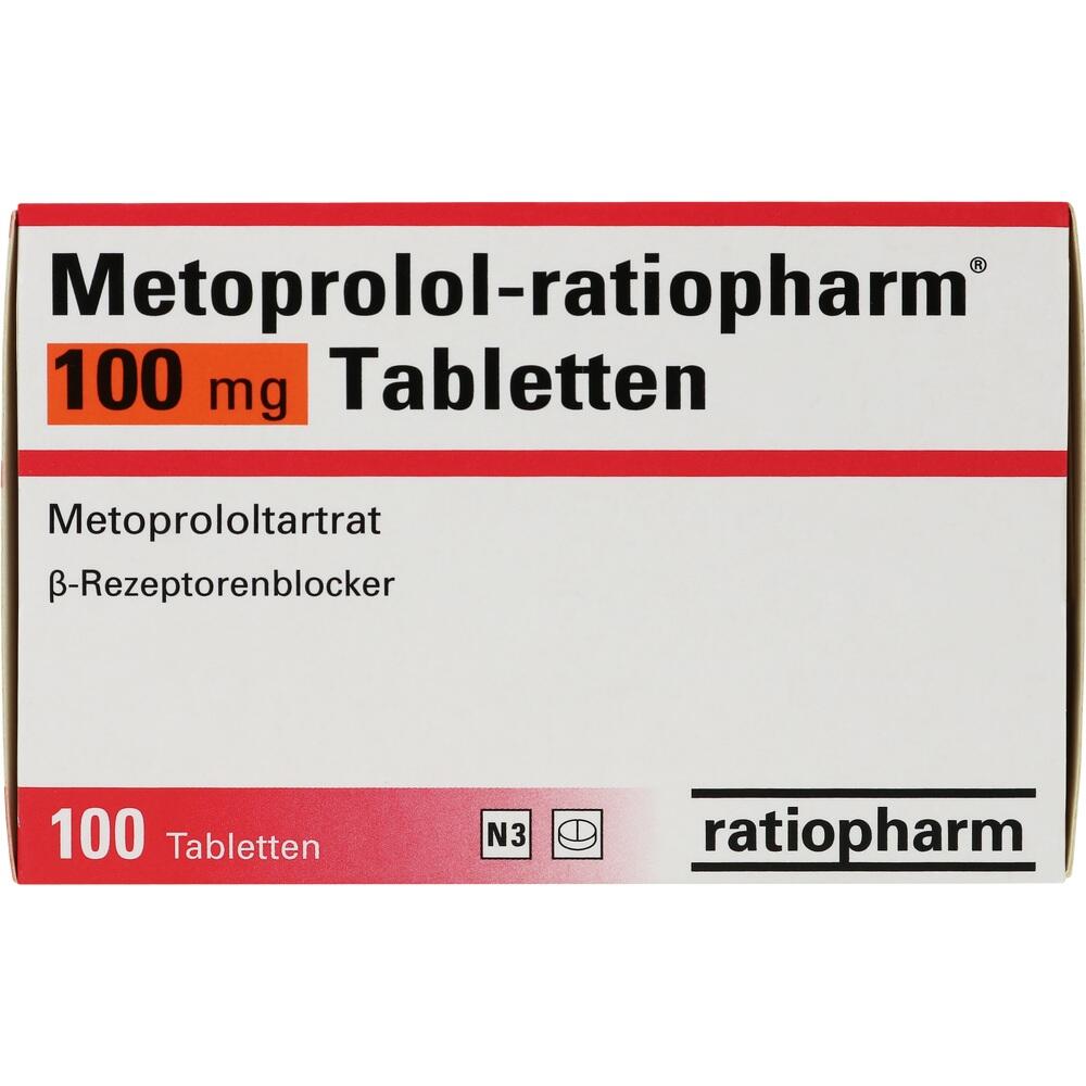 Metoprolol-ratiopharm 100mg 100 St Tabletten