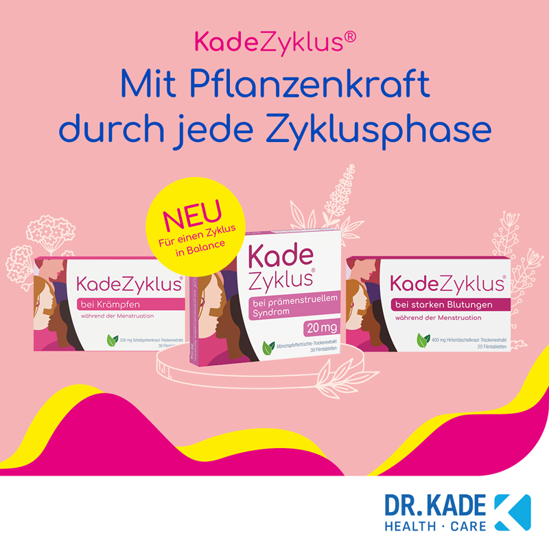 Kade Zyklus bei prämenstruellem Syndrom 20 mg 30 St Filmtabletten
