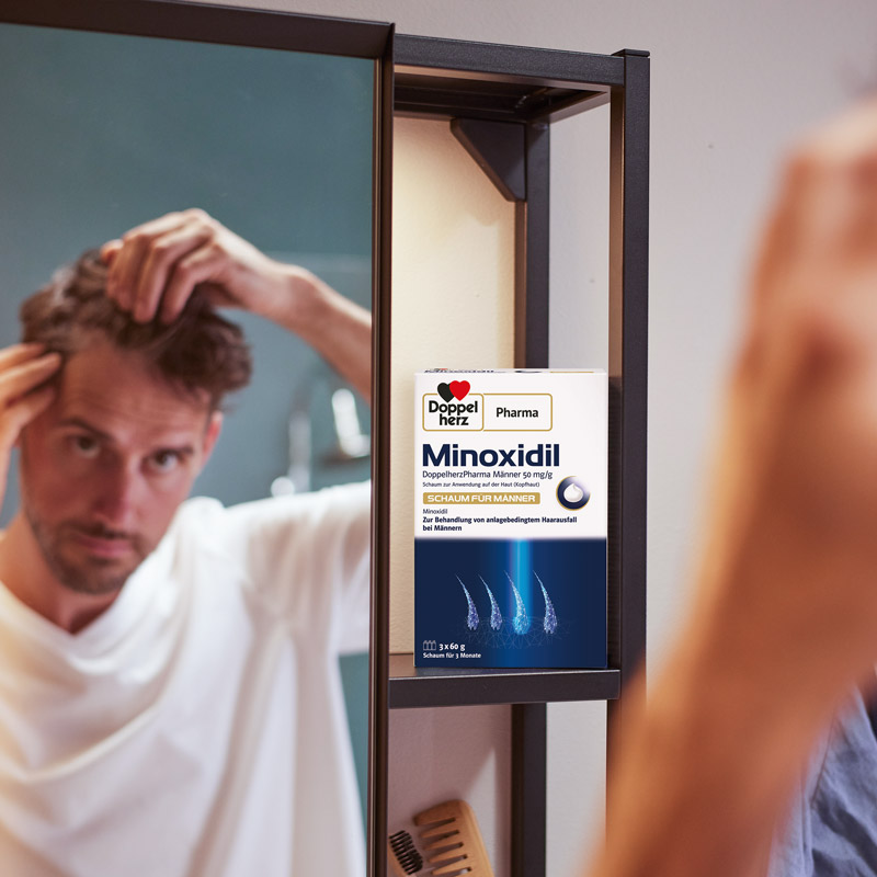 Doppelherz Pharma Minoxidil SCHAUM FÜR MÄNNER 3X60 g Schaum