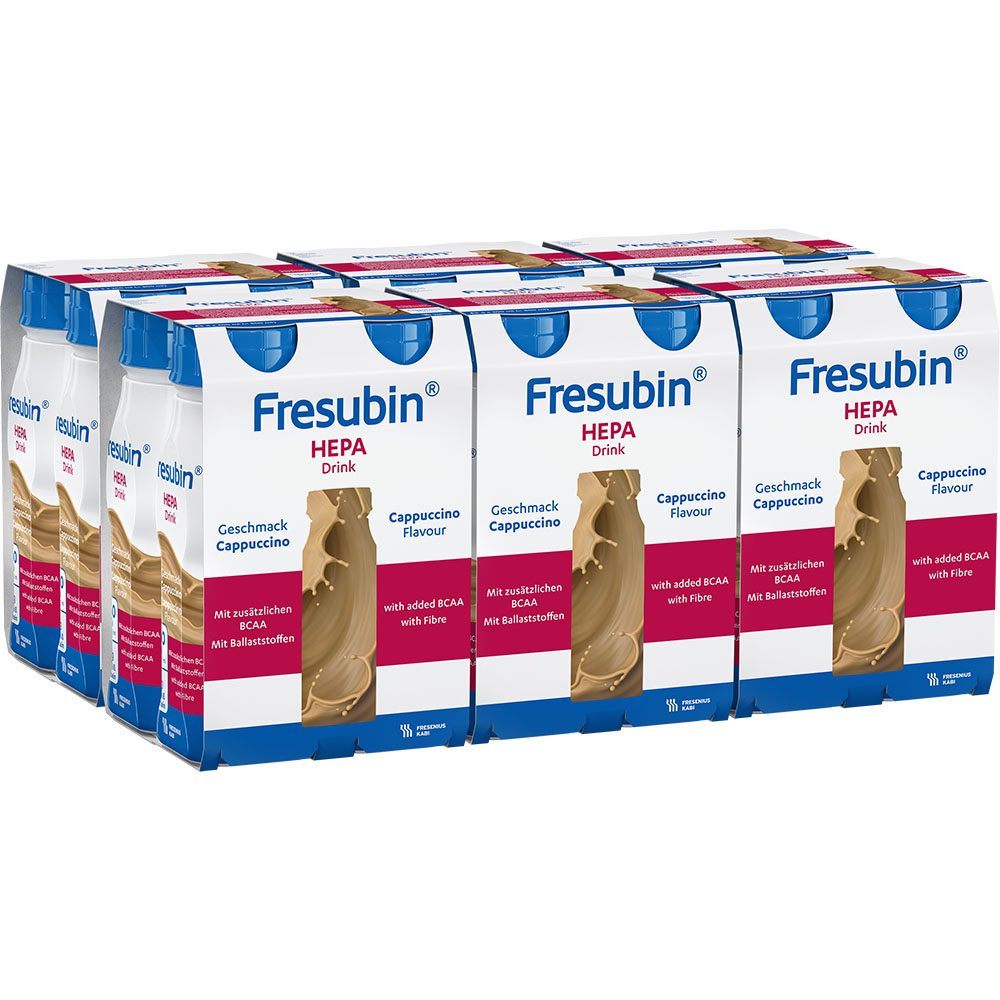 Fresubin hepa Trinknahrung Cappuccino 6X4X200 ml Lösung