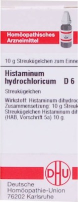 HISTAMINUM hydrochloricum D 6 Globuli 10 g Globuli