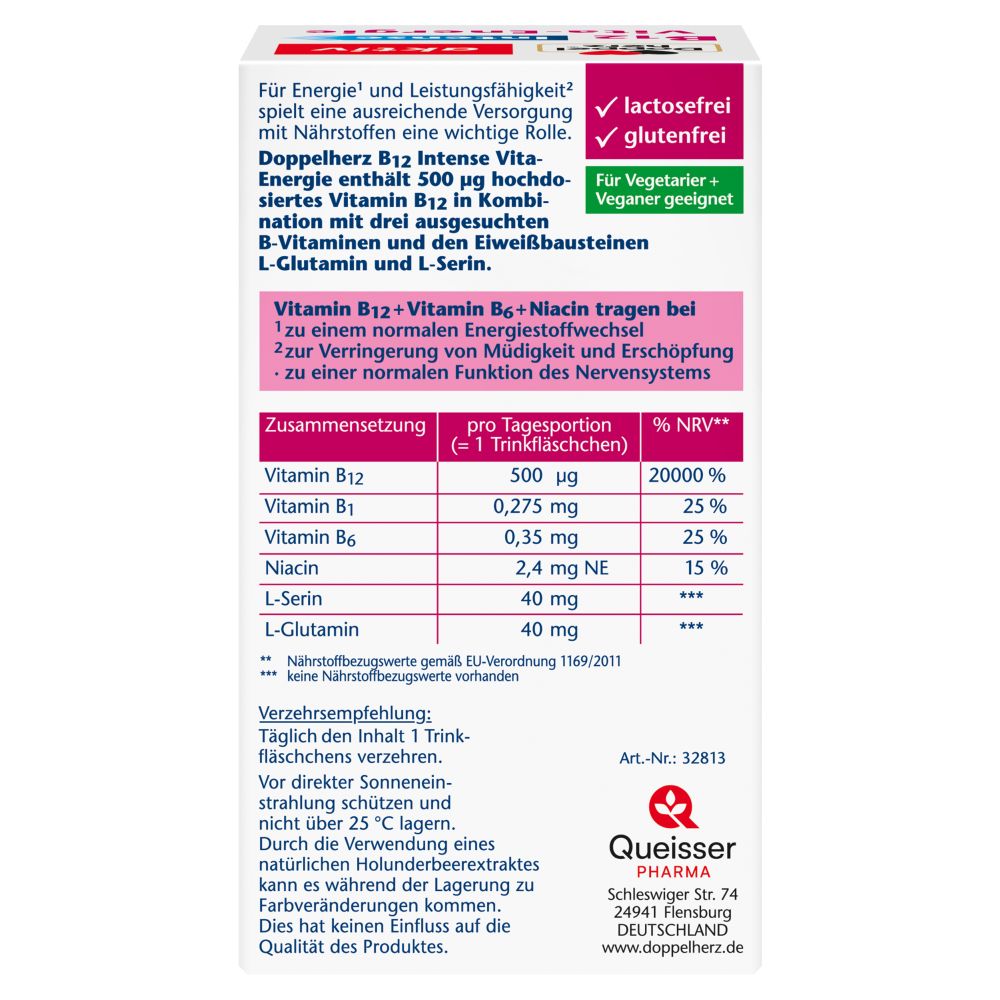 Doppelherz aktiv B12 Intense Vita-Energie 18 St Trinkampullen