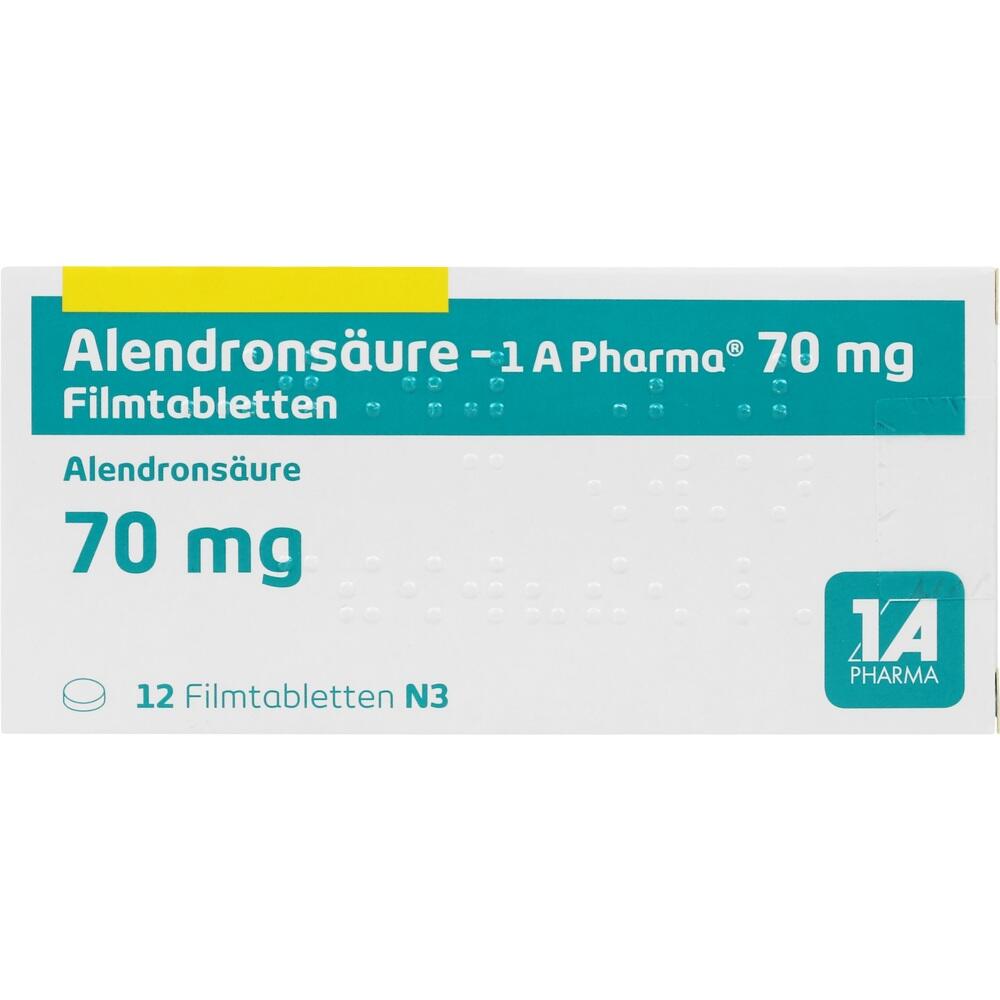 Alendronsäure-1 A Pharma 70mg 12 St Filmtabletten