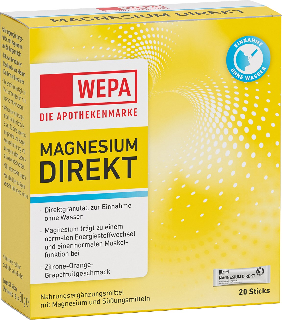 WEPA MAGNESIUM DIREKT 20 St Pulver
