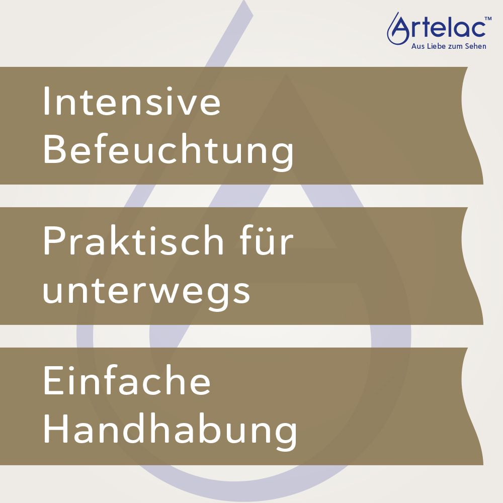Artelac Complete EDO Augentropfen für trockene Augen 10X0.5 ml Augentropfen
