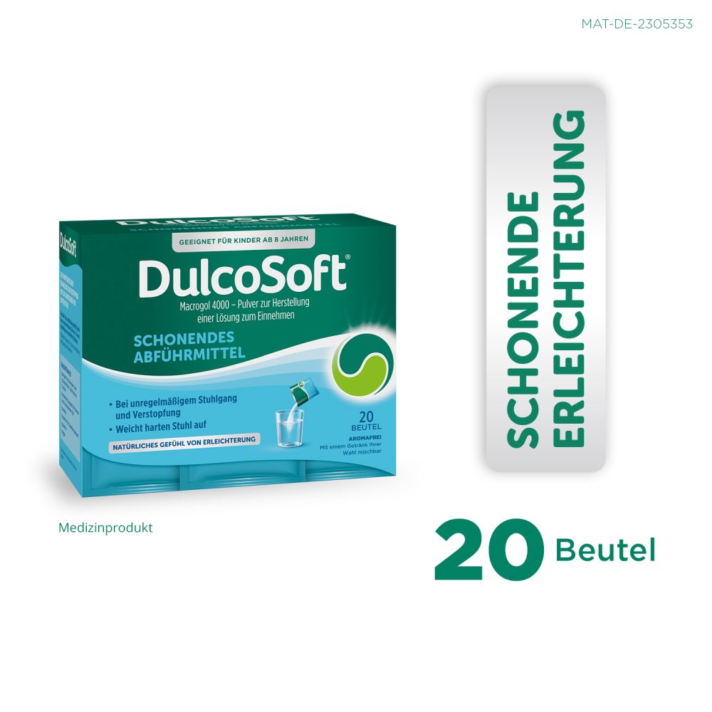 DulcoSoft Pulver - Abführmittel bei Verstopfung  20X10 g Pulver