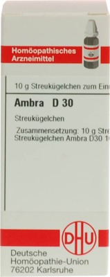 AMBRA D 30 Globuli 10 g Globuli