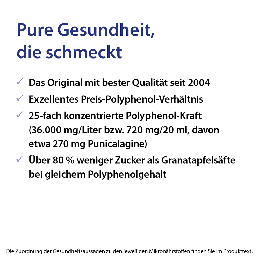Dr. Jacob's Granatapfel-Elixier Original hochkonzentriert
