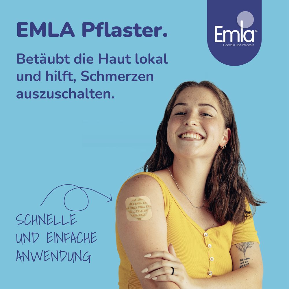 EMLA Pflaster 2X1 St Pflaster