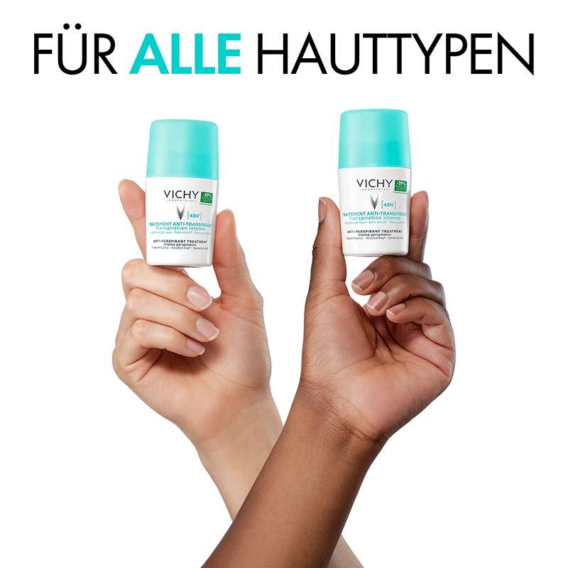VICHY DEO Roll-on Anti Transpirant 48h Doppelpack 2X50 ml Stifte