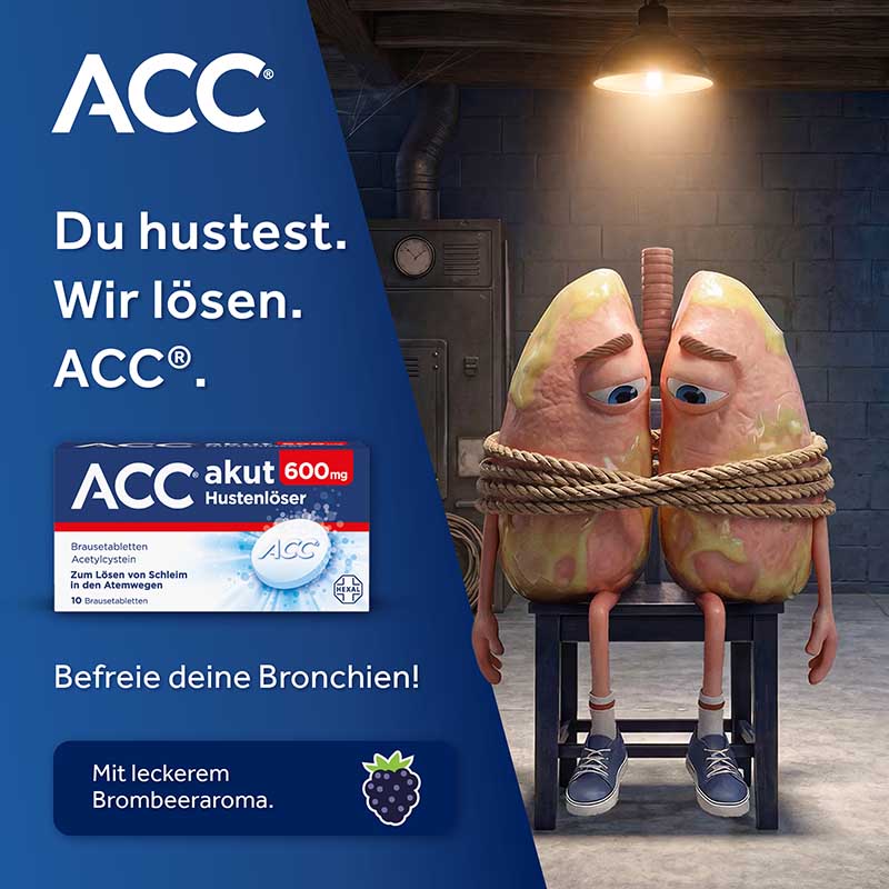 ACC akut 600 mg Hustenl&ouml;ser 40 St Brausetabletten