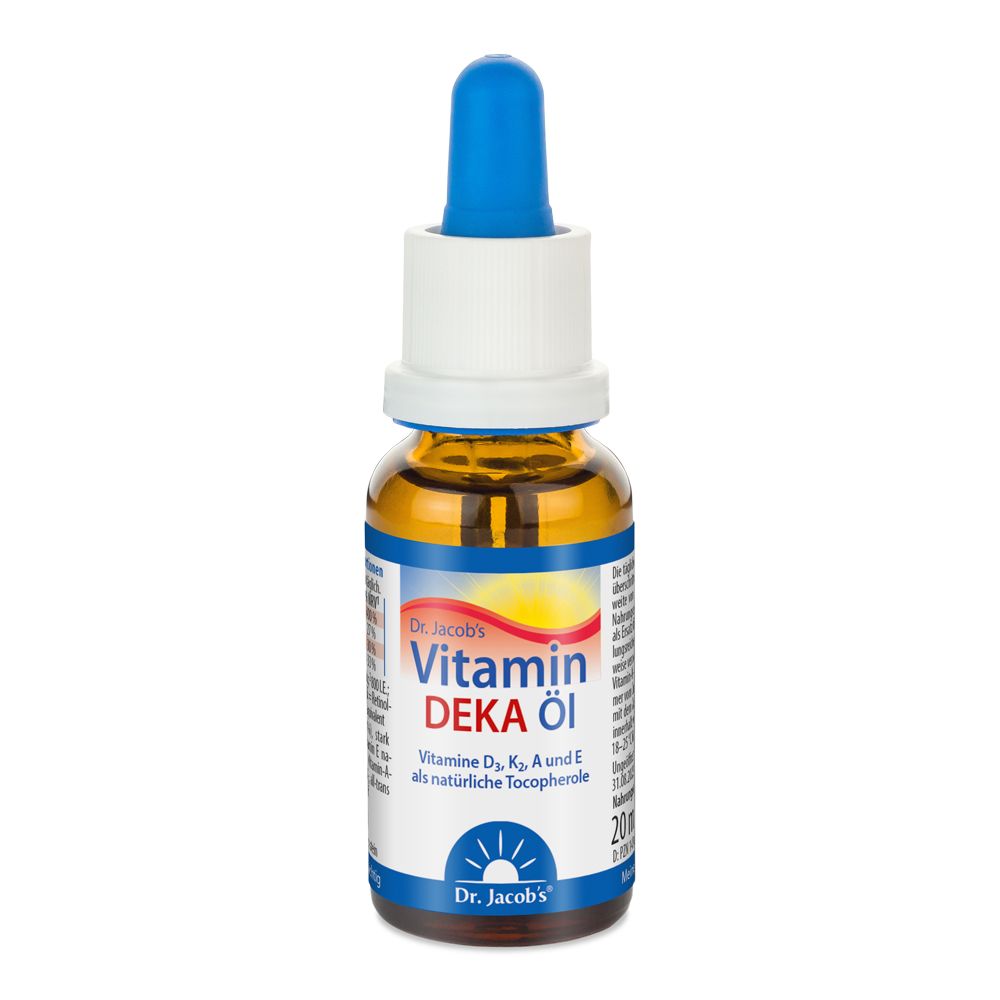 Dr. Jacob's DEKA Öl 800 IE Vitamin D3+K2+A+E