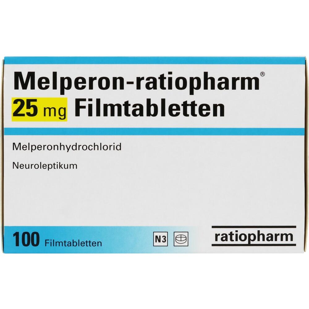 Melperon-ratiopharm 25mg 100 St Filmtabletten
