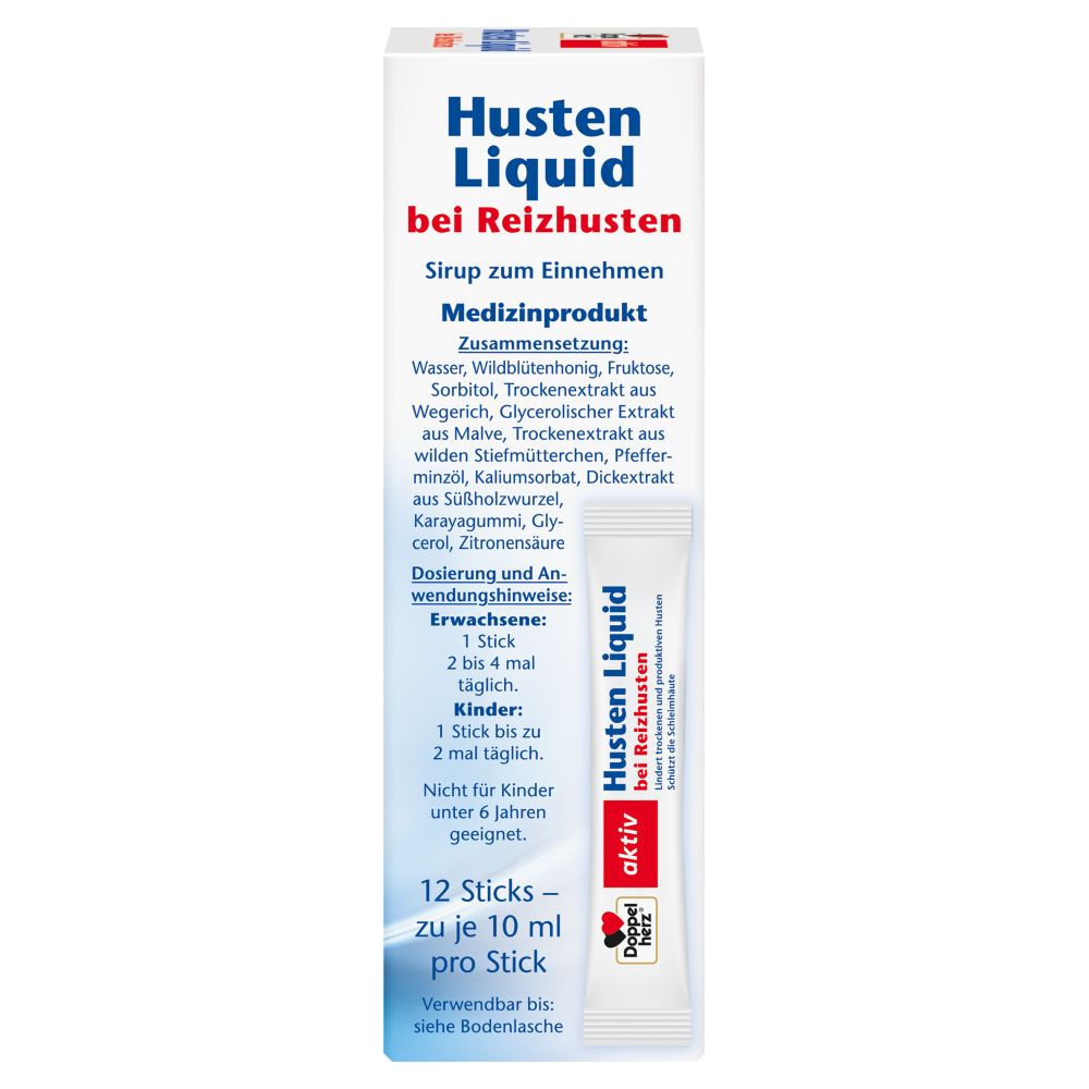 Doppelherz aktiv Husten Liquid 12 St Sirup