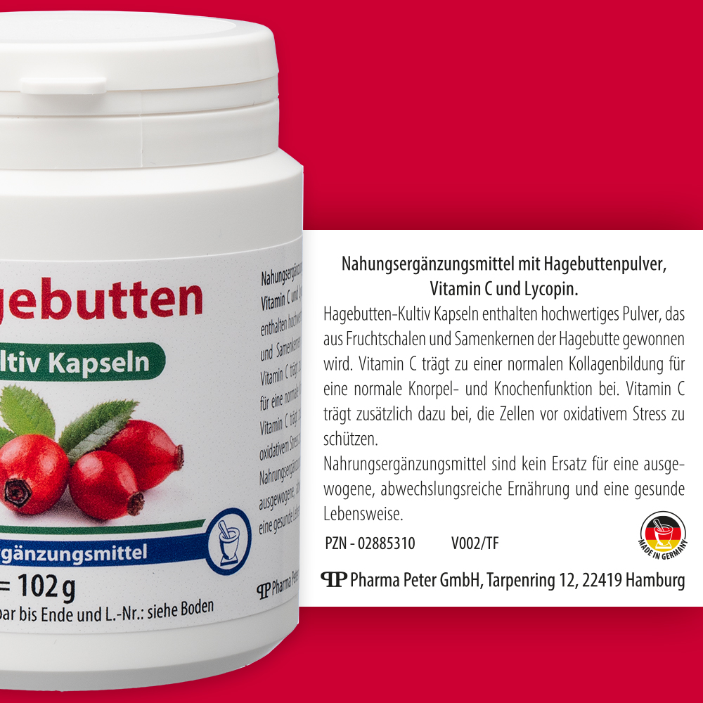 HAGEBUTTEN KULTIV Kapseln 120 St Kapseln