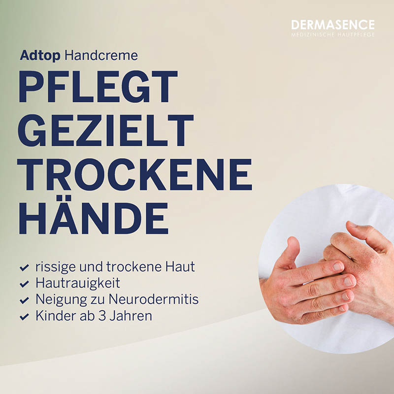 DERMASENCE Adtop HANDCREME 50 ml Creme